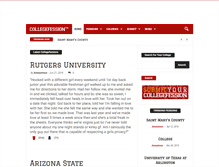 Tablet Screenshot of collegefession.com